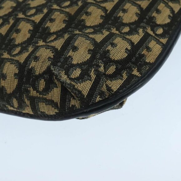 Christian Dior Trotter Canvas Shoulder Bag Navy Auth 104185 - Picture 4 of 16